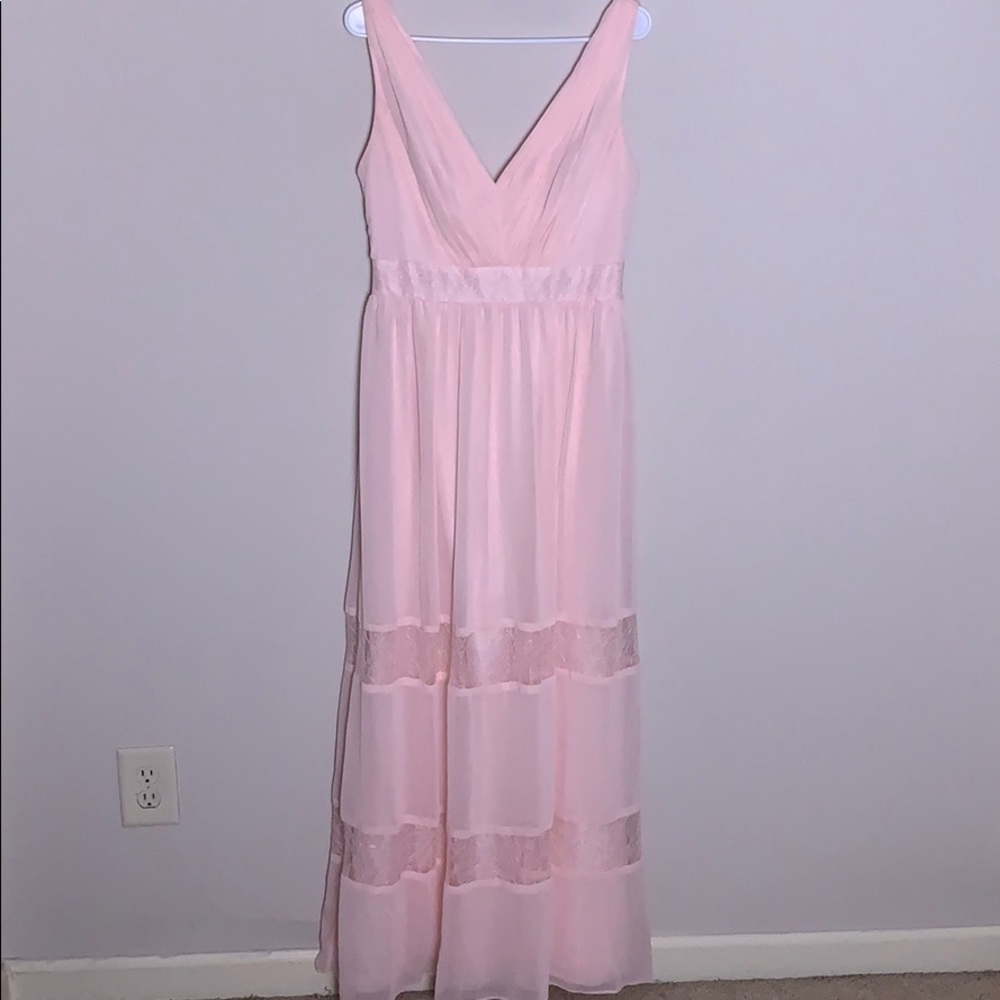 David’s Bridal - light pink Bridesmaid or guest
